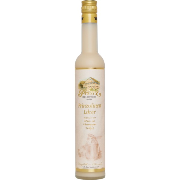 Prinz Prinzalinen Marc de Champagne Trüffel Cream Likör 15% 0,5l