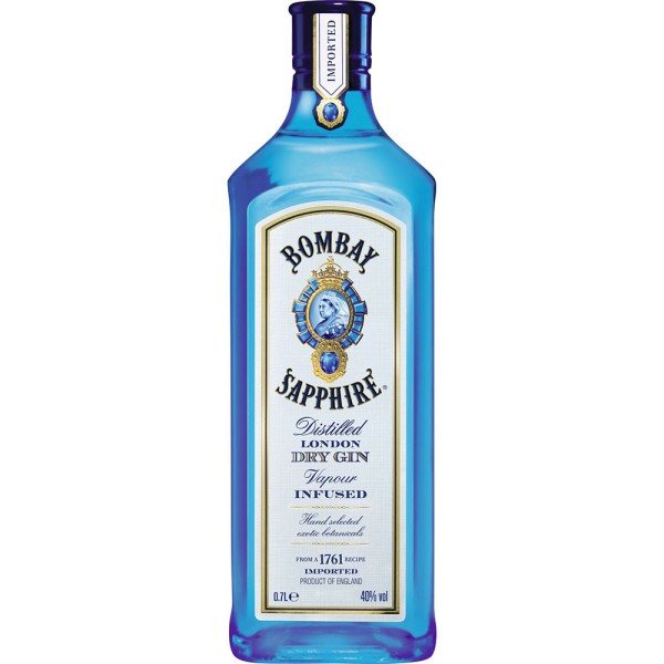 Bombay Sapphire East London Dry Gin 40% 0,7l