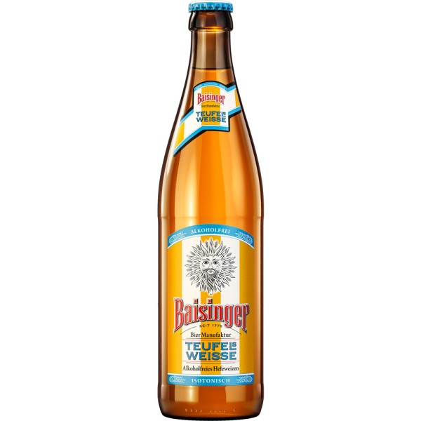 Baisinger Teufels Weisse Hefeweizen alkoholfrei 20x 0,5l