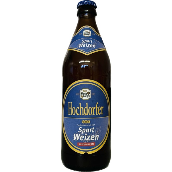 Hochdorfer Sportweizen Alkoholfrei 20x 0,5l Mehrweg