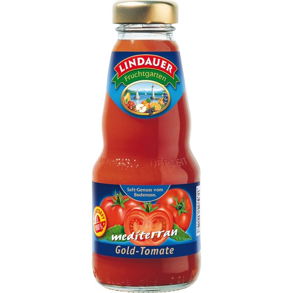 Lindauer Tomaten-Direktsaft mediterran 12x 0,2l Mehrweg