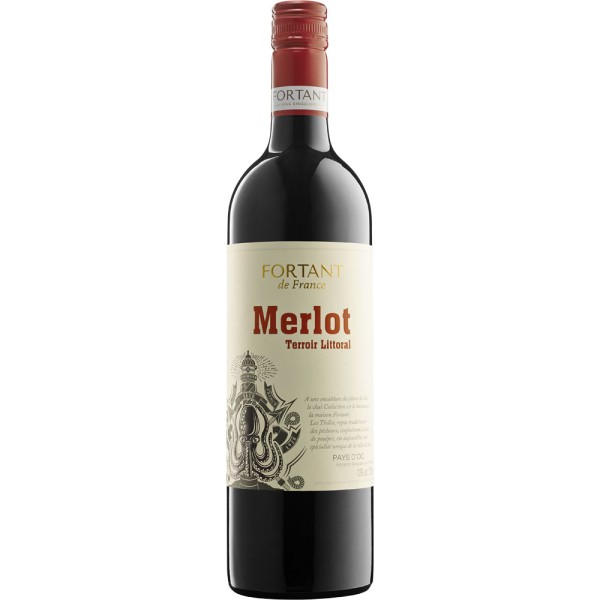 Fortant de France Merlot Terroir Littoral 2023