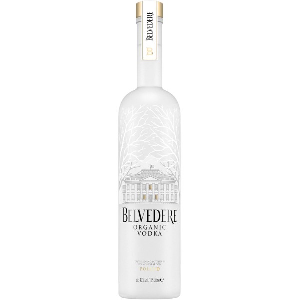 Belvedere Wodka aus Polen 40% 1,75l