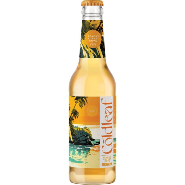 Coldleaf Peachy Sunset Cove Eistee 24x 0,33 Liter Mehrweg