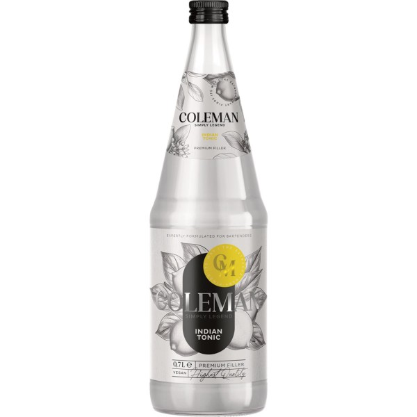 Coleman Indian Tonic Water 6x 0,7 Liter Mehrweg