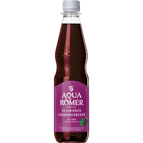 Aqua Römer Quelle Schwarze Johannisbeere PET 12x 0,5l Mehrweg