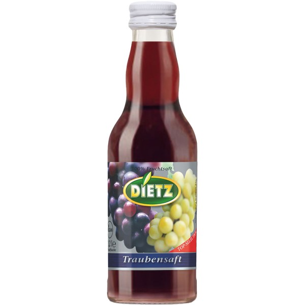 Dietz Traubensoft Rot 12x 0,2 Liter Mehrweg