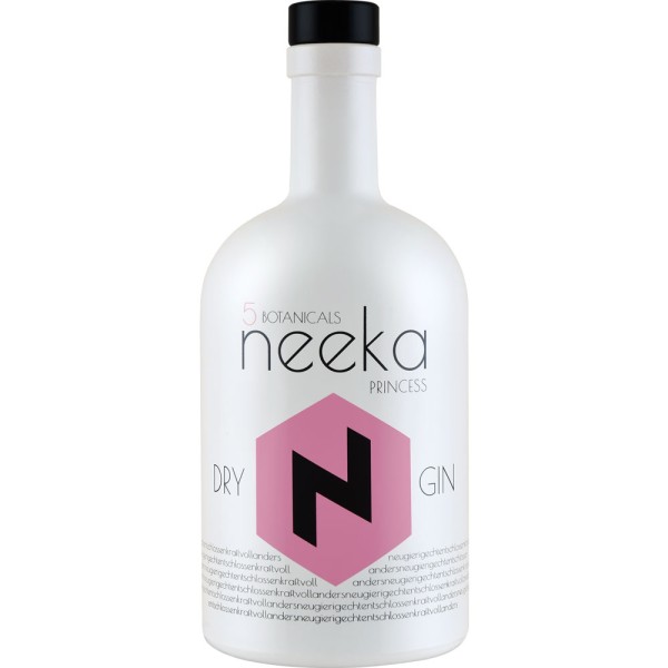 neeka PRINCESS Premium Dry Gin 40% 0,5l