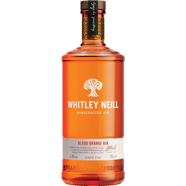 Whitley Neill Handcrafted Blood Orange Gin 43% 0,7l