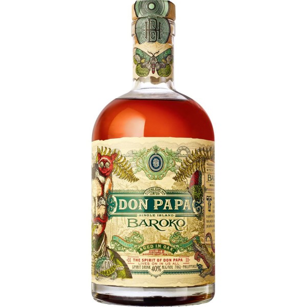 Don Papa Baroko Rum 40% 0,7l