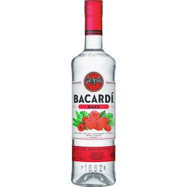 Bacardí Razz Rum 27% 1l