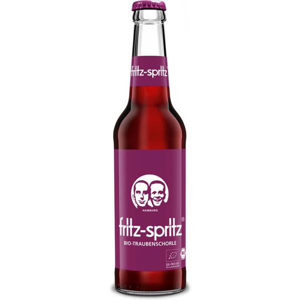 Fritz Spritz Bio Traubensaftschorle 24x 0,33l Mehrweg