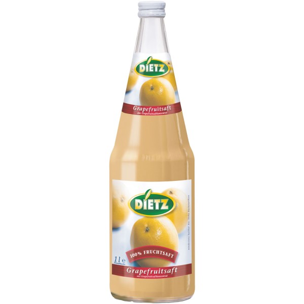 Dietz Grapefruitsaft 6x 1 Liter Mehrweg