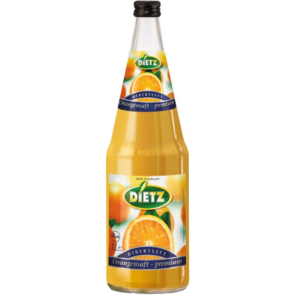 Dietz Orangensaft Premium 1,0 Liter Mehrweg