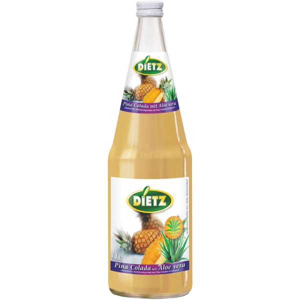 Dietz Pina Colada mit Aloe Vera 6x 1 Liter Mehrweg