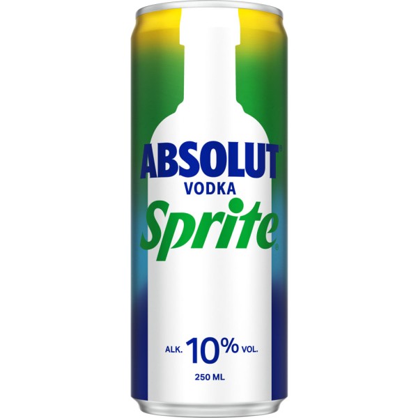 Absolut Vodka & Sprite Ready-to-Drink 10% 0,25 Liter